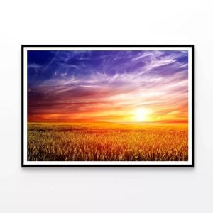 Green Field with Sky   Print 100% Australian Made 120x90cm  (Poster)
