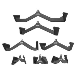 Vevor LAT Pulldown Bar Black Handle Attachment Cable Machine for Home Gym