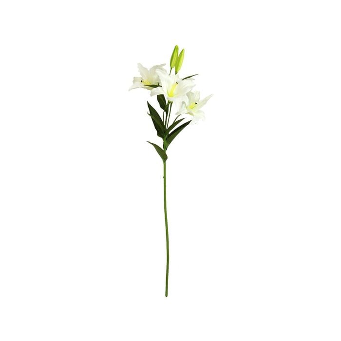 90cm White Lily Artificial Flower
