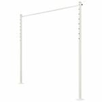 Austral 2.4m Surfmist Fold Down Clothesline Accessory Ground Mount Kit