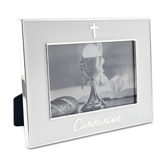 Gibson Gifts Pure White Communion 6x4 Home Decor Photo Frames