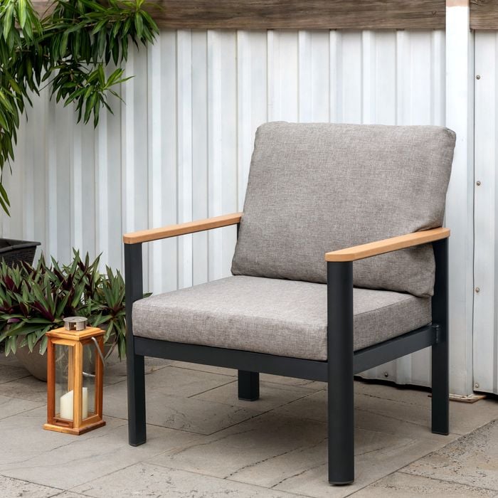 Mimosa 1 Seater Italica Aluminium Lounge