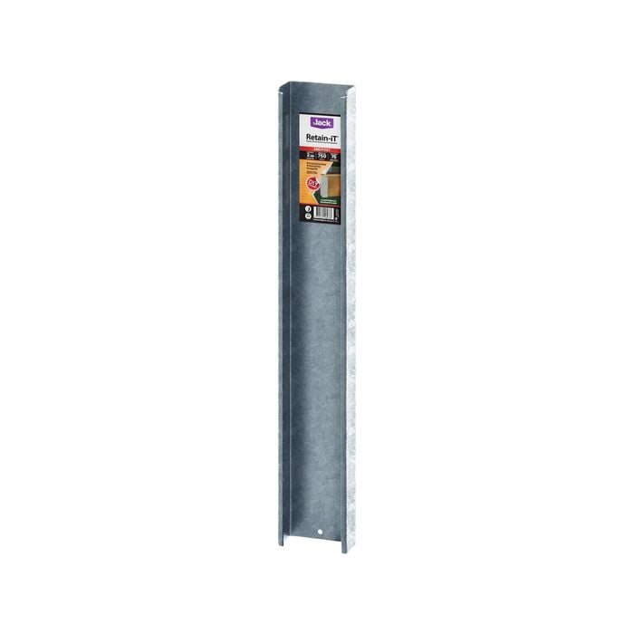 Jack 75 x 750mm End Post Galvanised Steel Retain It Sleeper Upright