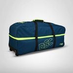 DSC Condor Surge Cricket Bag | Kit Bag |Trolley bag | Easy - Access Compartments | Spacious | Size : Large | Blue