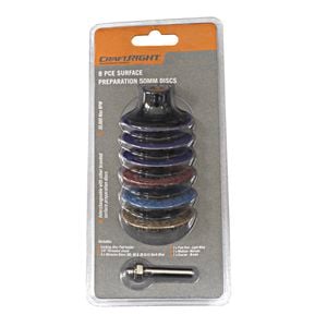Craftright 8 Piece Surface Preparation Discs