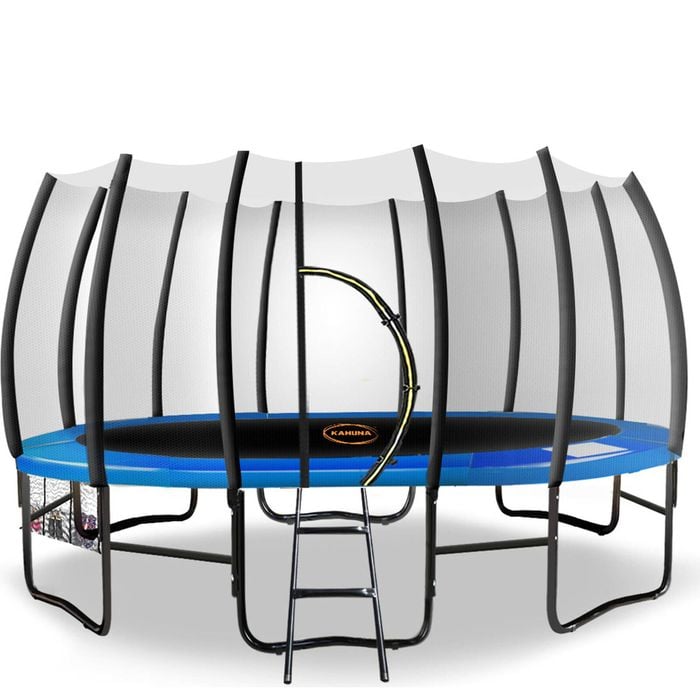 Kahuna Twister 14ft Springless Trampoline - Blue