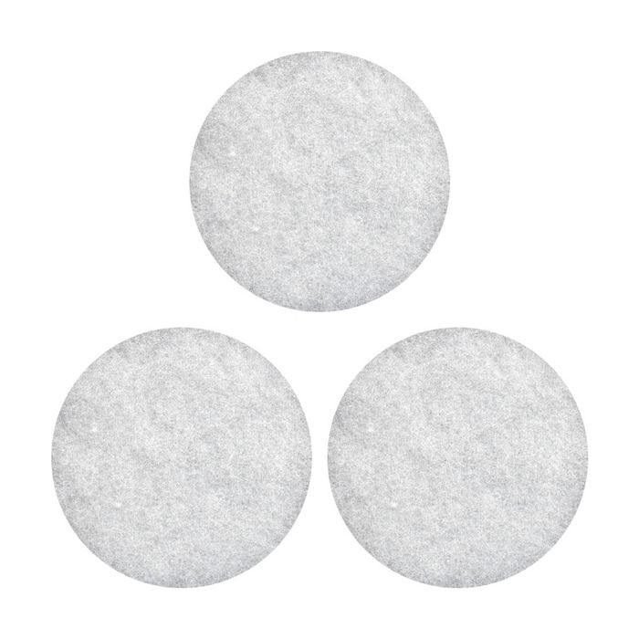 3pk Glomesh Regular Speed Polishing Machine Floor Pad White 200mm