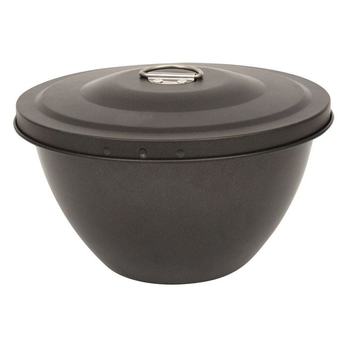 Daily Bake Non-Stick Pudding Steamer w/ Lid Bakeware 2L - Black