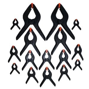 Craftright Assorted Nylon Spring Clamp - 16 Pack