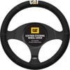 Genuine Caterpillar 15'' Car Leather Steering Wheel Cover Black 38cm Cat