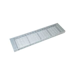 Galintel 1m Galvanised Steel Perforated Stair Tread