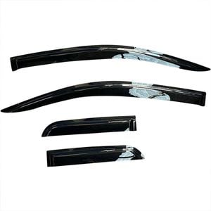 4-piece Weathershields For Nissan Navara Np300 D23 Extra Cab 2014-2026