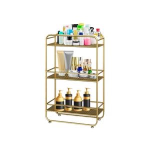 SOGA 3 Tier Rectangular Bathroom Shelf Rack Organiser