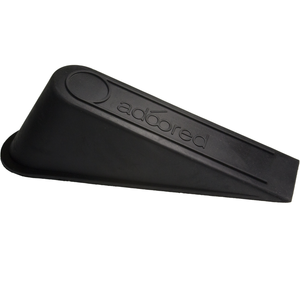 Adoored Extra Large Black Rubber Door Wedge