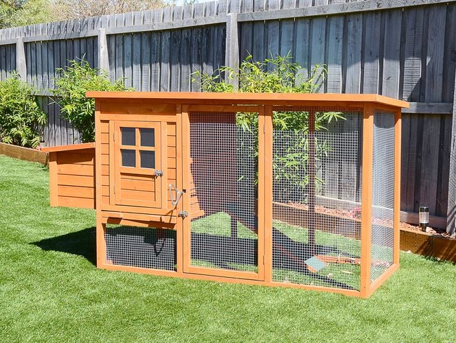 The Pinnacle 'Castle' chicken coop.