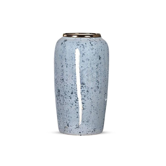 SOGA 35x17cm Ceramic Vase – Grey