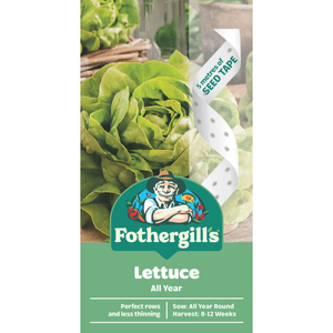 Fothergill's Lettuce All Year Round Seed Tape