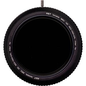 H&Y Filters RevoRing Variable ND3 - ND1000 & Circular Polarizer Filter 37-49mm