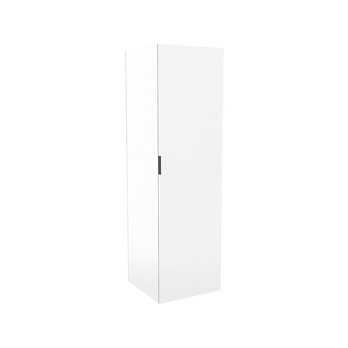 Lugna 2048 x 600 x 580mm White Double Hangrail 1 Shelf 1 Right Hand Door Cabinet