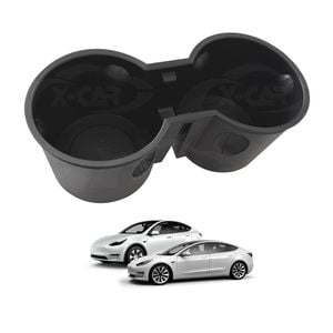 Centre Console Rubber Cup Holder Insert for Tesla Model 3 2017-2023 and Model Y 2021-2025