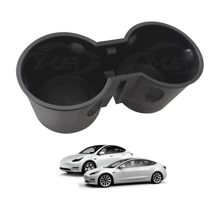 Centre Console Rubber Cup Holder Insert for Tesla Model 3 2017-2023 and Model Y 2021-2025