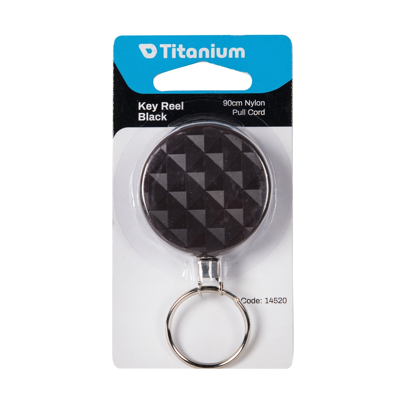 Pull reel key chain clearance