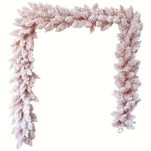 Lifebay Pink Christmas Garland Pine Cedar