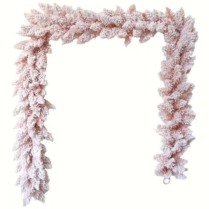 Lifebay Pink Christmas Garland Pine Cedar
