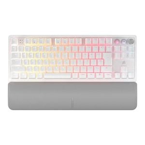Corsair K70 Pro Tkl Rgb White Mechanical Keyboard With Rapid Trigger - Mgx V2 Hyperdrive Switch [ch-911921g-na]