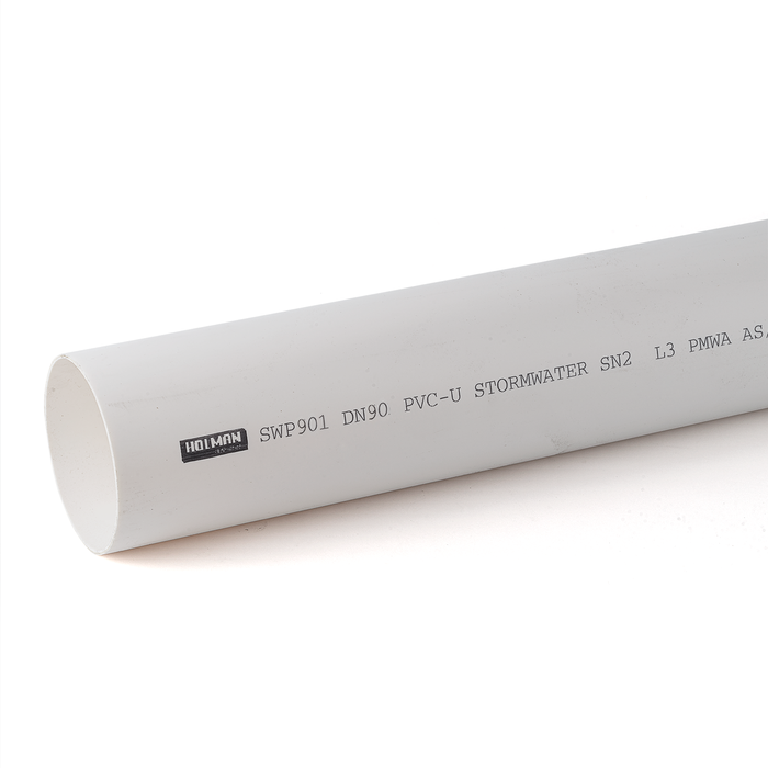 Holman 90mm x 1m Stormwater Pipe