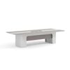 Modern Furniture LUSH Boardroom Table 280cm - White & Taupe