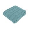 Bloomington Hudson Knitted Throw Rug 127 x 152 cm Dusk Blue