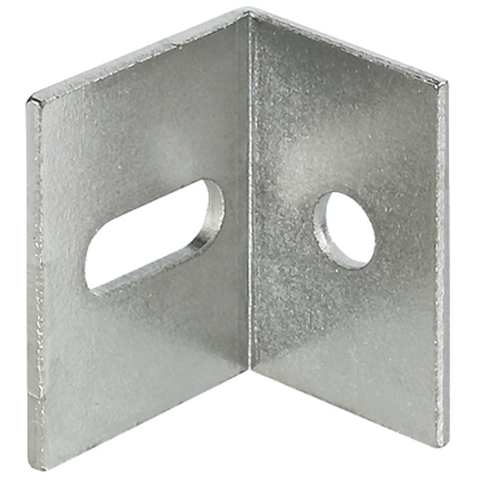 Hafele Galvanised Steel Angle Bracket - 12 Pack