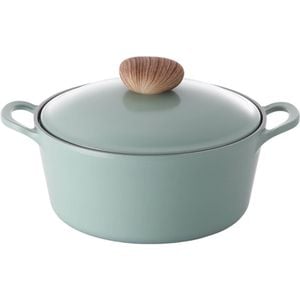 Neoflam Retro 26cm Stockpot Induction With Die-cast Lid Green Demer
