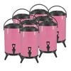 SOGA 8X Stainless Steel Insulated Beverage Dispenser with Tap 16L Pink