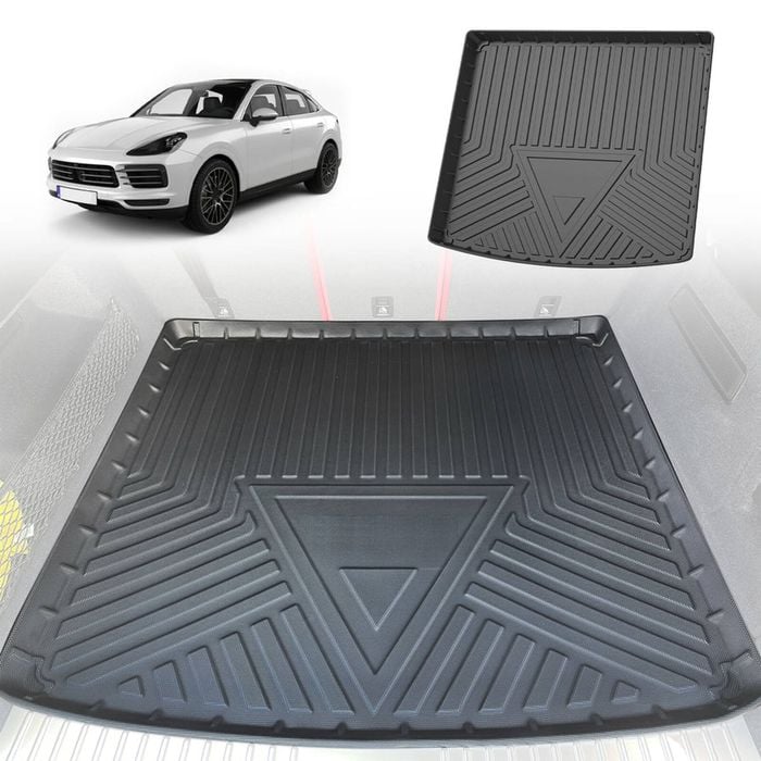 AUSGO Boot Liner for Porsche Cayenne 9YA 2018-Onwards Cargo Trunk Mat Boot Mat