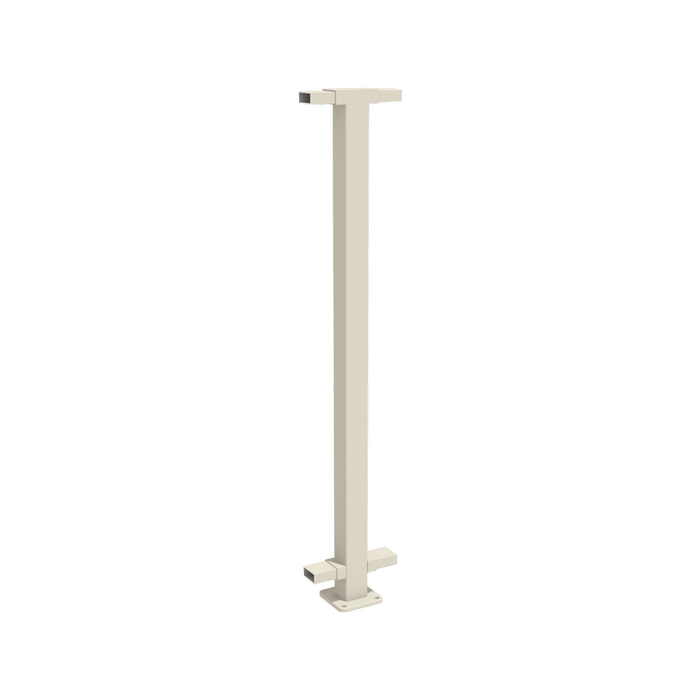 ProtectorAl 1010mm Surfmist Flanged Middle Balustrade Post