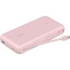 Belkin BoostCharge Power Bank 20K with Integrated Cable - Pink