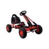 Rigo Kids Pedal Go Kart Ride On Toys Racing Car Rubber Tyre Red
