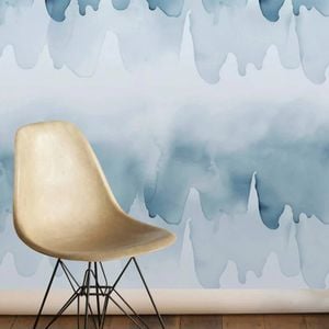 Wallpaper Trader Tidal Waves, Indigo