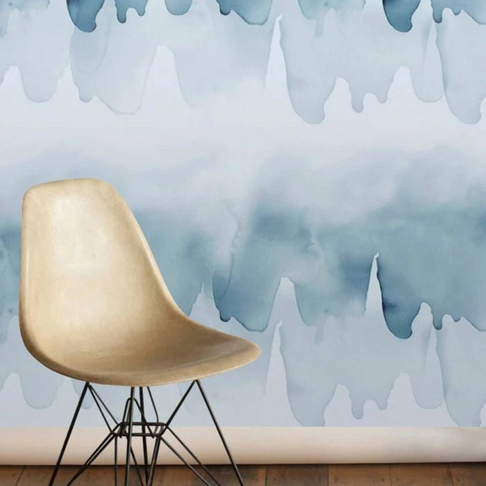 Wallpaper Trader Tidal Waves, Indigo
