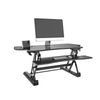 North Bayou Sit Stand Desk Adjustable Riser Ergonomic Work Station 1200x590mm Gld07l