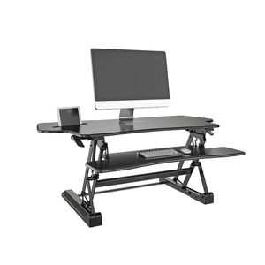 North Bayou Sit Stand Desk Adjustable Riser Ergonomic Work Station 1200x590mm Gld07l