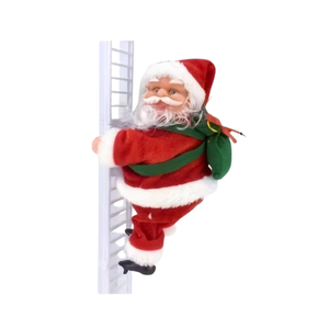 Lifebay Electric Santa Claus Climbing Ladder Christmas Decoration