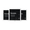 3x Unigift Iconic Portait Landscape Orientation Frame White - 20x20cm/8x8"