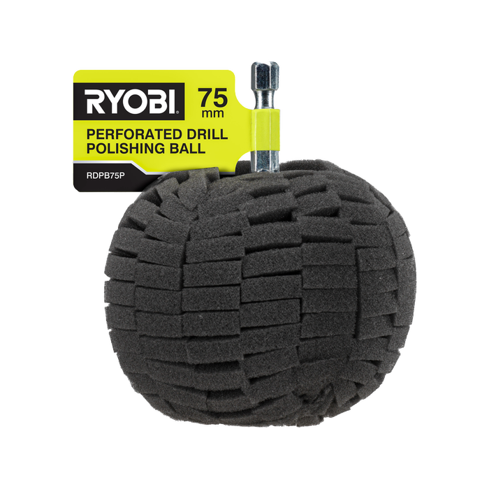 Ryobi 75mm Perforated Drill Polishing Ball 