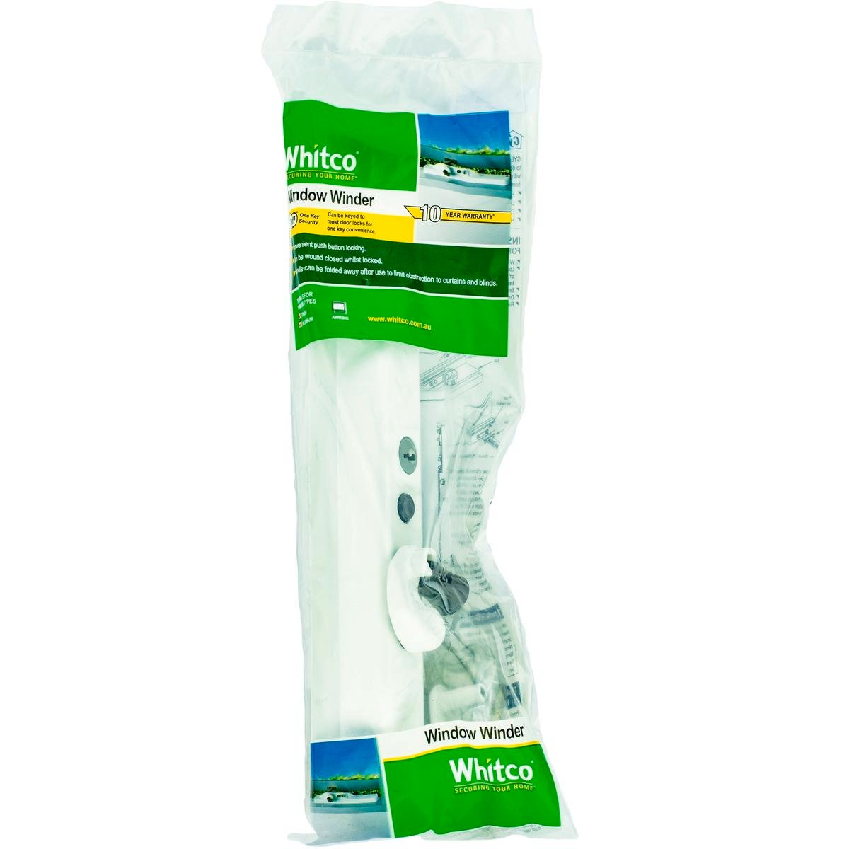 Whitco White Lockable Window Winder Bunnings Australia