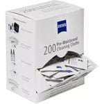 ZEISS Pre-Moistened Cleaning Cloths (Box of 200)