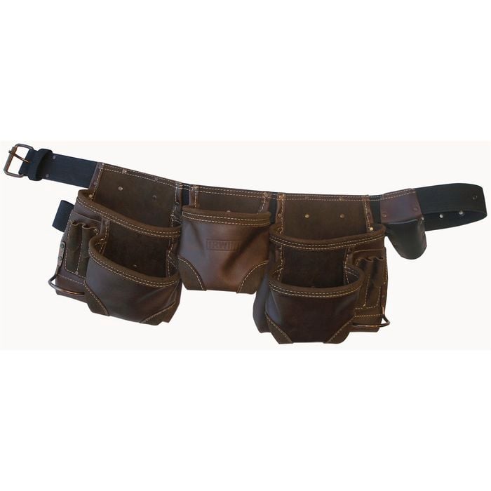 Irwin Oil Tanned Split Leather Tool Apron