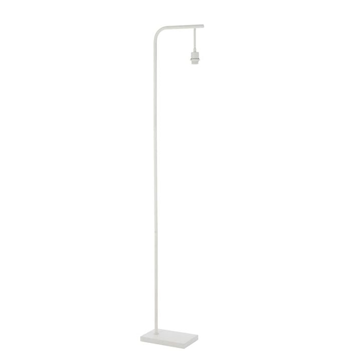 Telbix Fl Modern Standing Floor Lamp Light Metal White